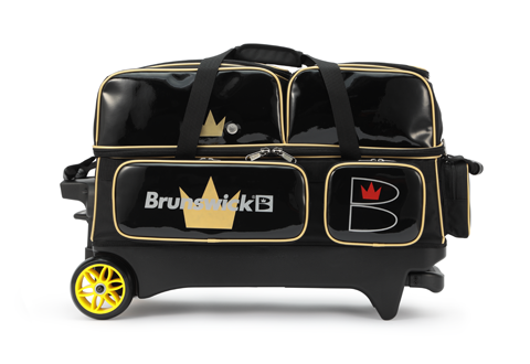 BB270：トリプルローラーバッグ・ブラックゴールド
